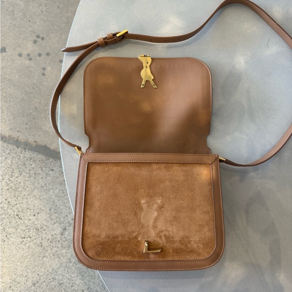 Yves Saint Laurent YSL Solferino Bag Suede Medium - Picture 7 of 10